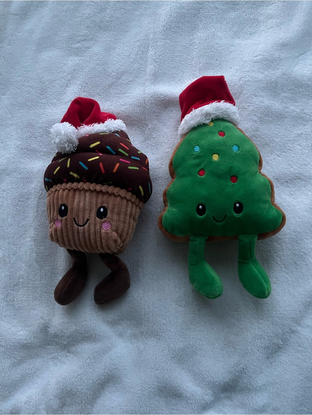Plush Christmas Tree & Cupcake Set